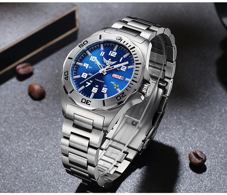 YELANG V1019 Luminous Men's Brand Watch 44MM Mechanical Watch Sapphire Japan Automatic 100m Waterproof 10bar Diving Watch