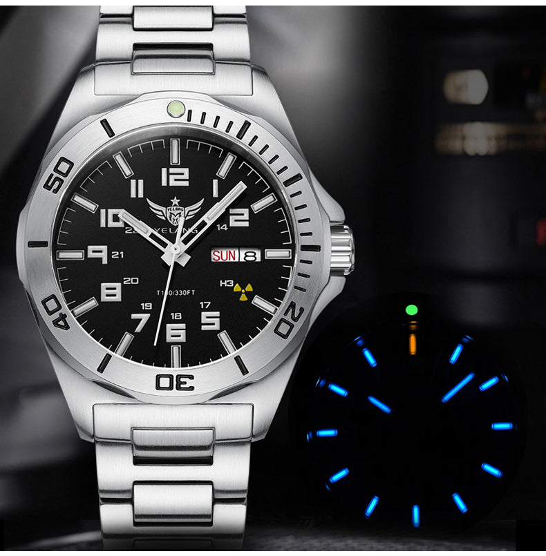 YELANG V1019 Luminous Men's Brand Watch 44MM Mechanical Watch Sapphire Japan Automatic 100m Waterproof 10bar Diving Watch