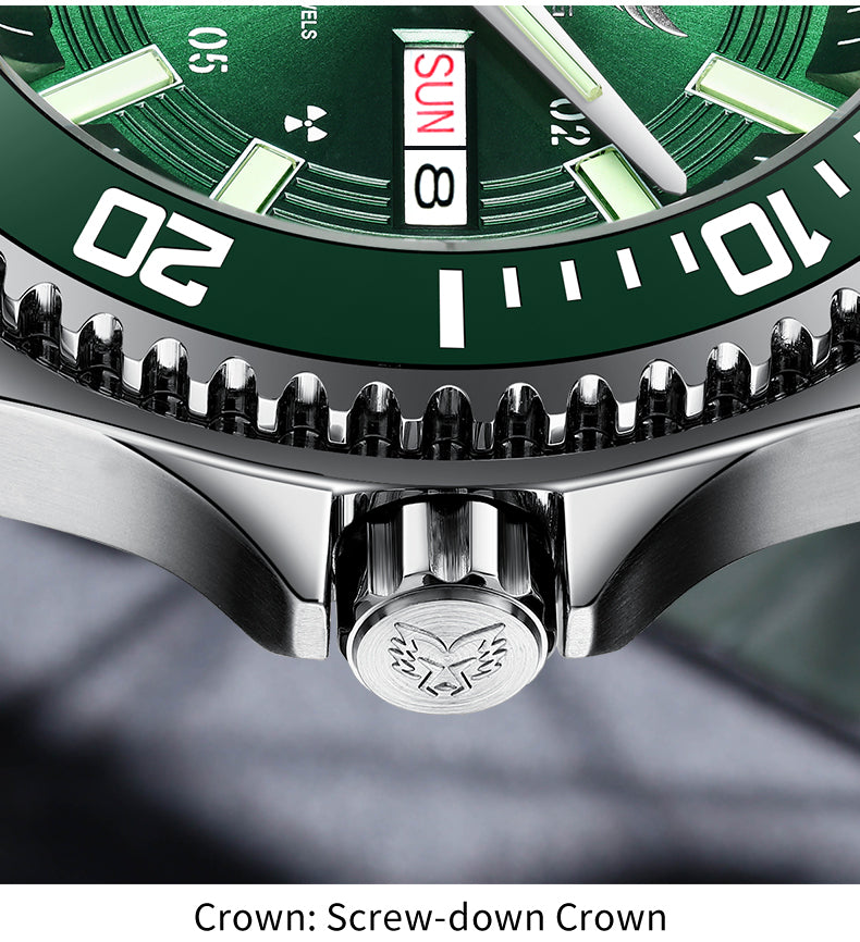YELANG V1032S 44MM NH35/NH36 Automatic Mechanical Man Watches 30ATM 300m Waterproof Dive Watches for Man Luminous Sapphire Reloj
