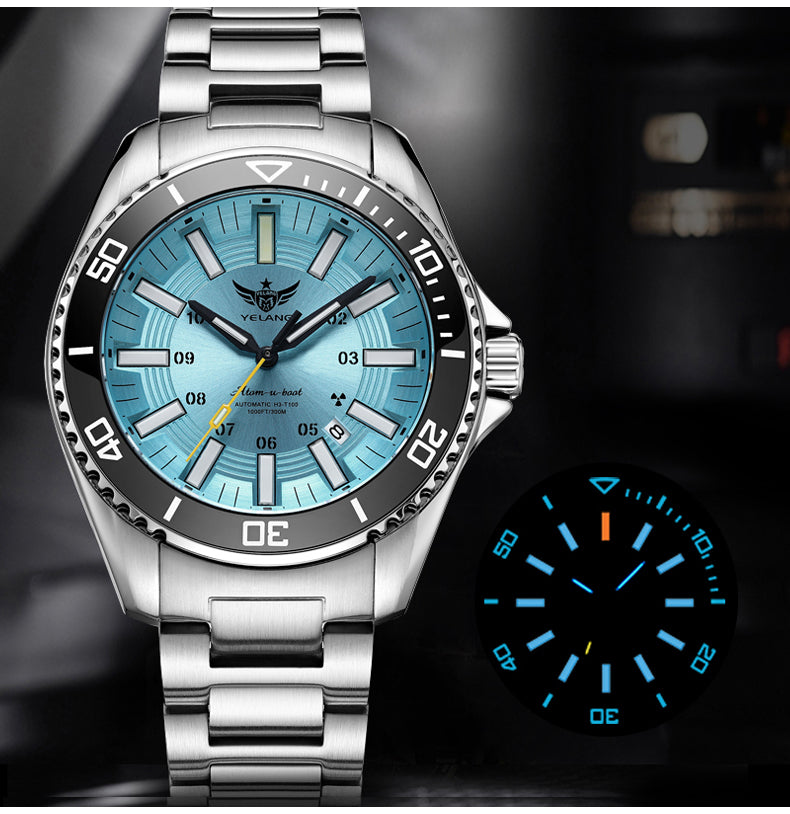 YELANG V1032S 44MM NH35/NH36 Automatic Mechanical Man Watches 30ATM 300m Waterproof Dive Watches for Man Luminous Sapphire Reloj