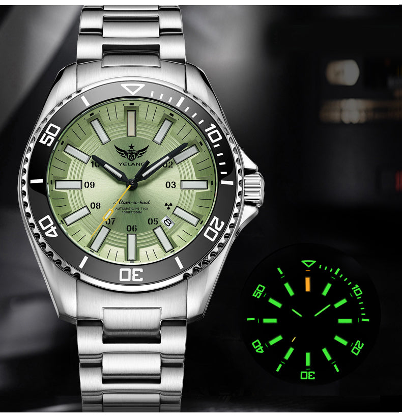YELANG V1032S 44MM NH35/NH36 Automatic Mechanical Man Watches 30ATM 300m Waterproof Dive Watches for Man Luminous Sapphire Reloj