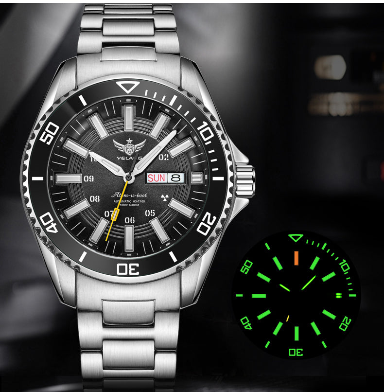 YELANG V1032S 44MM NH35/NH36 Automatic Mechanical Man Watches 30ATM 300m Waterproof Dive Watches for Man Luminous Sapphire Reloj