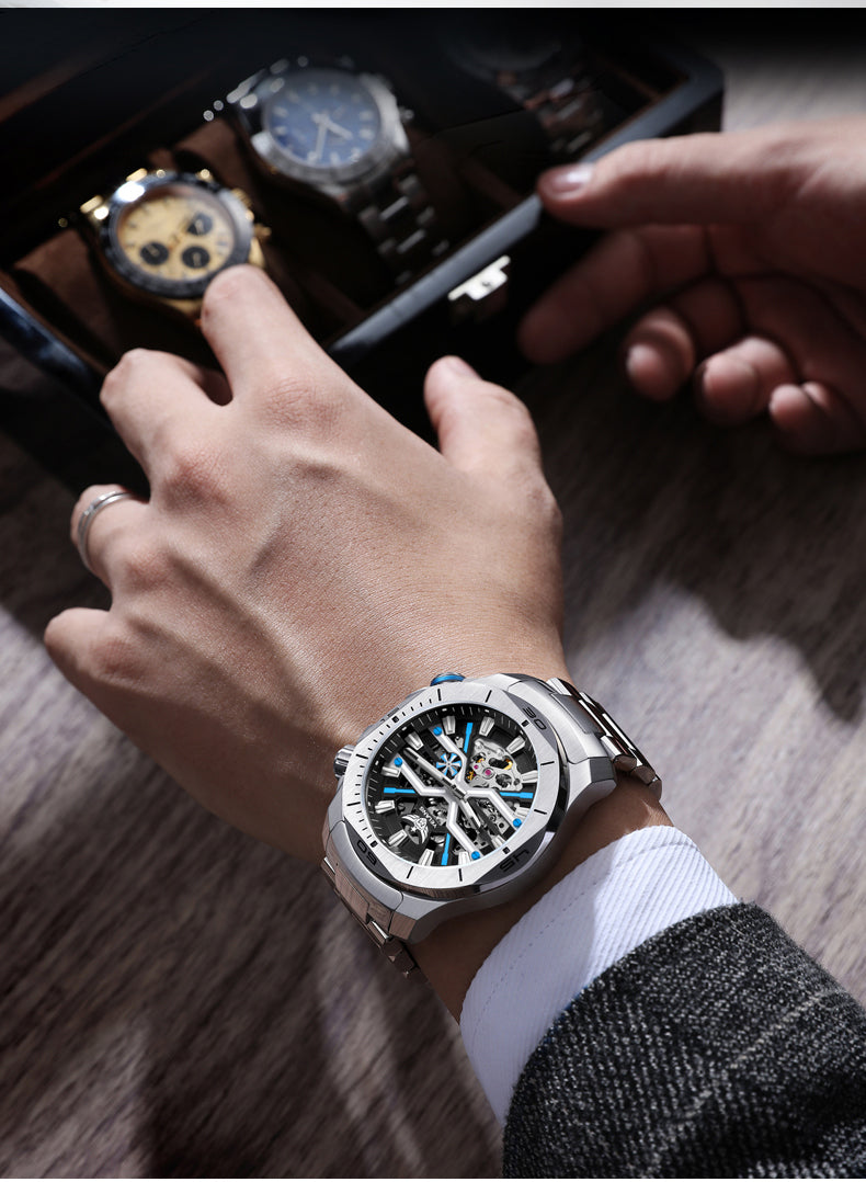 YELANG V1034 Men's Automatic Watch 44mm Japan Miyota 8N40 Movement T100 Luminous 300M Waterproof Sapphire Watchfor Men Reloj