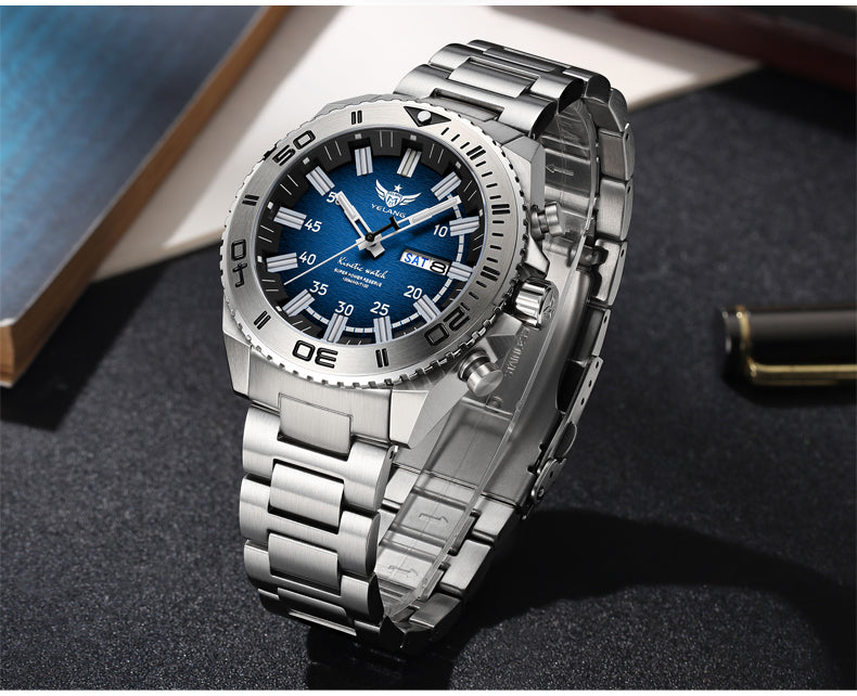 Yelang V1035 44mm Men Diving Watch Human Kinetic Energy Watch Brand 100m Waterproof Watches luminous T100 Japan PX83 Sapphire 2 sold byYelang Watch Offcial... (4.9 | 429 sold )