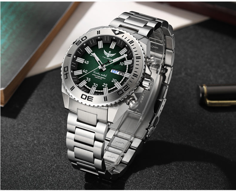 Yelang V1035 44mm Men Diving Watch Human Kinetic Energy Watch Brand 100m Waterproof Watches luminous T100 Japan PX83 Sapphire 2 sold byYelang Watch Offcial... (4.9 | 429 sold )