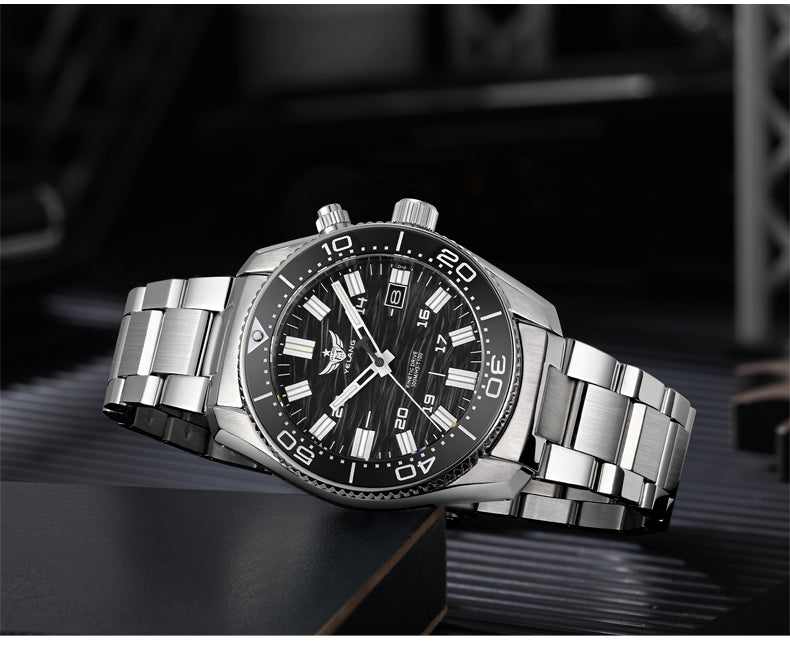 YELANG New V1038 40mm Men Diving Watch Human Kinetic Watch luminous Japan PX82 Sapphire 300m Waterproof Brand Men's Watch Reloj