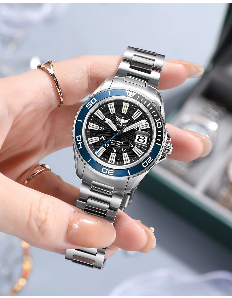 V1214 Women’s Solar-Powered Watch | Seiko EPSON Movement, Elegant Design, 100m Water ResistantV1214