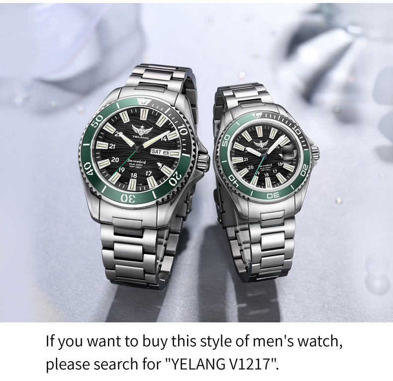 V1214 Women’s Solar-Powered Watch | Seiko EPSON Movement, Elegant Design, 100m Water ResistantV1214