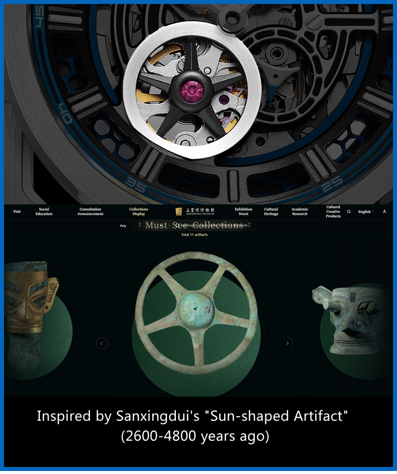 Yelang V1216 Men Watch Luxury Brand Watch 42mm Hollow Dial Japan MIYOTA 8N40 Automatic Movement 100M Waterproof Watch Luminous