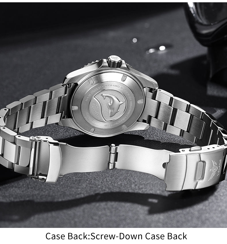 Yelang V1217 300m Diving Solar Watch Japan VS43 Swiss Super Luminous Water Ghost Waterproof Top Sapphire Aluminum Bezel Reloj