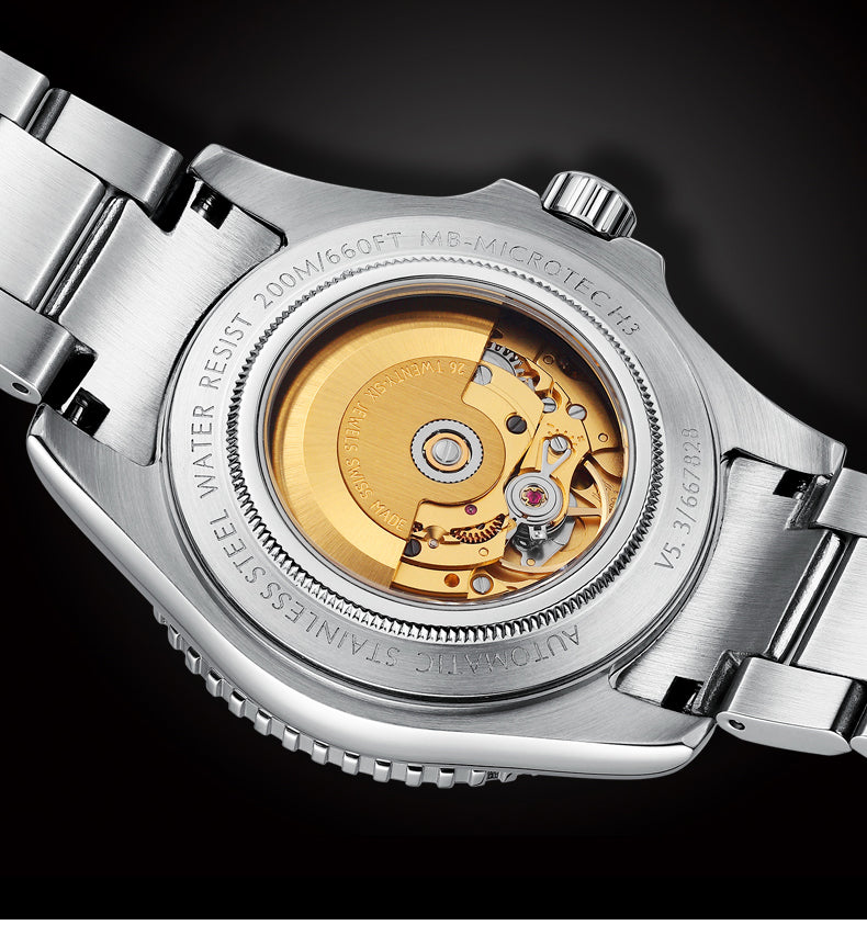 YELANG V5.3 42MM Men Automatic Mechanical Watch T100 Luminous 200M Diving Waterproof SW200 Movement Watch Sapphire 20Bar Reloj